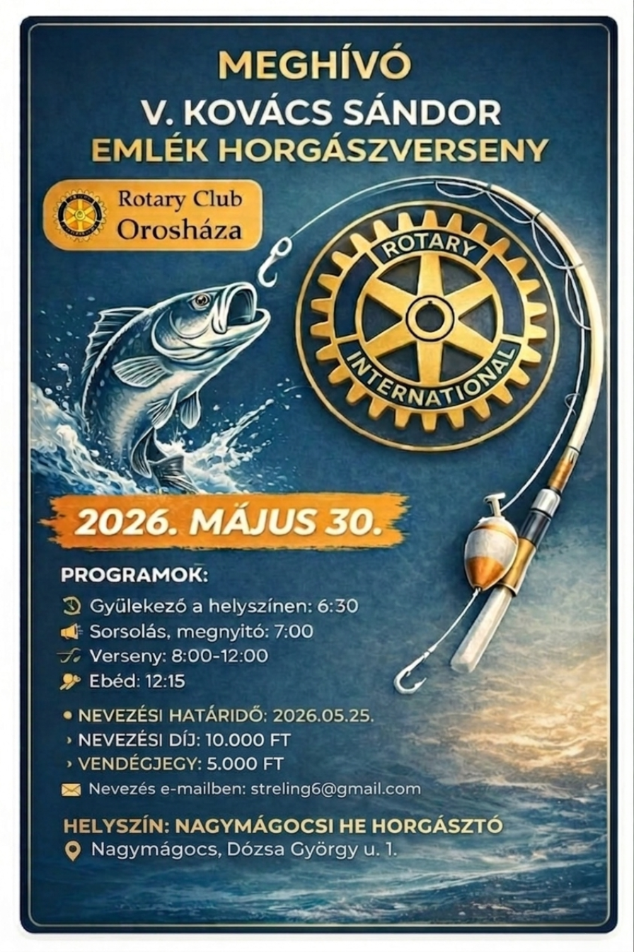 V. Kovács Sándor Emlék Horgászverseny